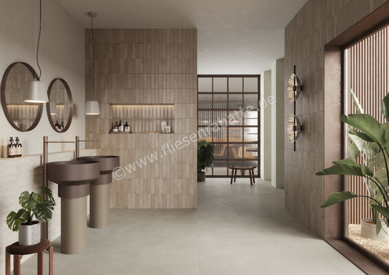  Marca Corona Miniature Fornace Bruno Bistro 6x24 cm Wandfliese Matt Strukturiert Naturale J411 | 586099