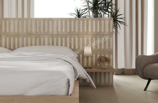  Marca Corona Miniature Fornace Formella Argilla 6x24 cm Wandfliese Decori 3D Matt Strukturiert Naturale J420 | 586153