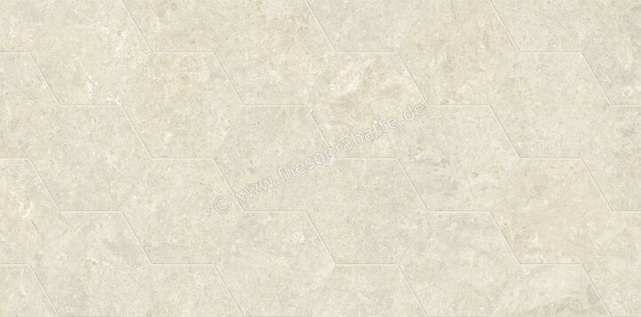  Marca Corona Arkistyle Clay 21.6x25 cm Bodenfliese / Wandfliese Esagona Matt Eben Naturale J157 | 586207