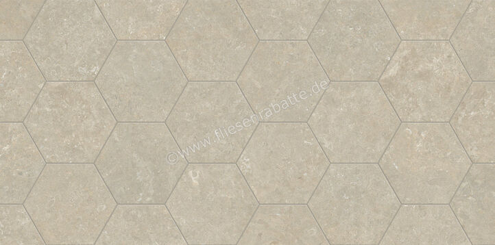  Marca Corona Arkistyle Limy 21.6x25 cm Bodenfliese / Wandfliese Esagona Matt Eben Naturale J158 | 586213