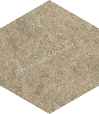  Marca Corona Arkistyle Earth 21.6x25 cm Bodenfliese / Wandfliese Esagona Matt Eben Naturale J161 | 586237