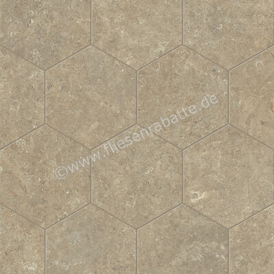  Marca Corona Arkistyle Earth 21.6x25 cm Bodenfliese / Wandfliese Esagona Matt Eben Naturale J161 | 586243