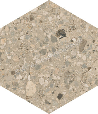  Marca Corona Arkistyle Shade Warm 21.6x25 cm Bodenfliese / Wandfliese Esagona Matt Eben Naturale J163 | 586255