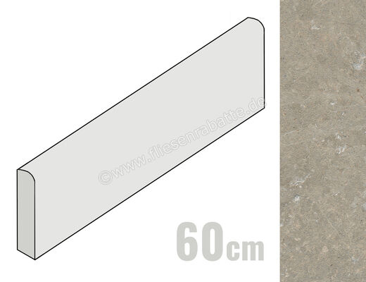  Marca Corona Arkistyle Fossil 7.2x60 cm Sockel Matt Eben Naturale J242 | 586774