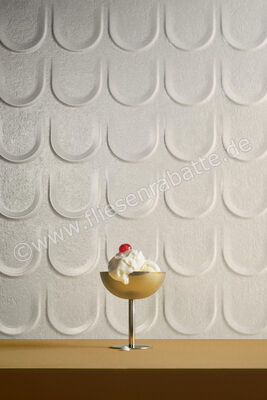  Marca Corona Arteseta Gypsum 50x120 cm Wandfliese Glänzend Strukturiert Lucido K261 | 587095