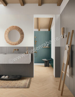  Marca Corona Arteseta Camoscio Riga 50x120 cm Wandfliese 3D Glänzend Strukturiert Lucido K269 | 587116