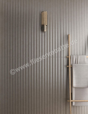  Marca Corona Arteseta Camoscio Riga 50x120 cm Wandfliese 3D Glänzend Strukturiert Lucido K269 | 587119