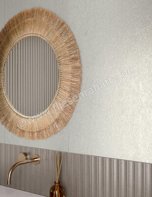  Marca Corona Arteseta Camoscio Riga 50x120 cm Wandfliese 3D Glänzend Strukturiert Lucido K269 | 587122