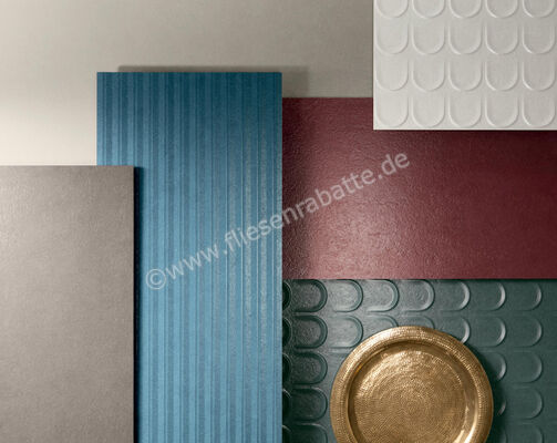  Marca Corona Arteseta Cobalto Riga 50x120 cm Wandfliese 3D Glänzend Strukturiert Lucido K271 | 587176