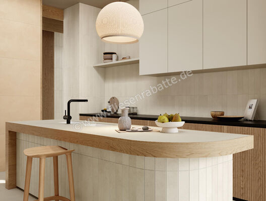  Marca Corona Longarine Calcecreta Spuma 7.5x60 cm Bodenfliese / Wandfliese Matt Eben Naturale J845 | 590179