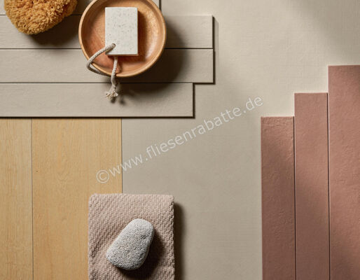  Marca Corona Longarine Calcecreta Terracotta 7.5x60 cm Bodenfliese / Wandfliese Matt Eben Naturale J848 | 590227