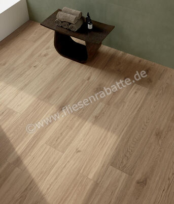  Marca Corona Elisir Royal Beige 20x120 cm Bodenfliese / Wandfliese Matt Strukturiert Naturale I871 | 590269