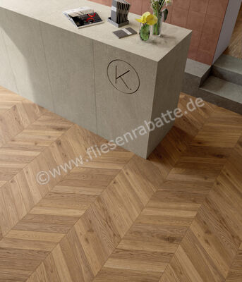  Marca Corona Elisir Royal Dorato 20x120 cm Bodenfliese / Wandfliese Inserto Matt Strukturiert Naturale I886 | 590293