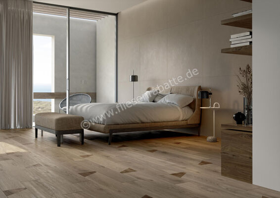  Marca Corona Elisir Royal Fume 20x120 cm Bodenfliese / Wandfliese Inserto Matt Strukturiert Naturale I887 | 590362