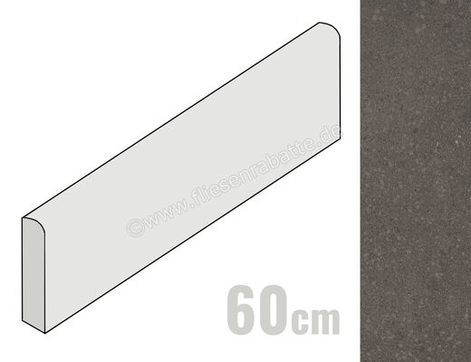  Marca Corona Phase Dark 7.2x60 cm Sockel Matt Eben Naturale F279 | 590776