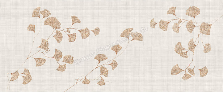  Marca Corona Lilysuite Biloba 50x120 cm Wandfliese Decori Biloba B Matt Eben Naturale I368 | 590923