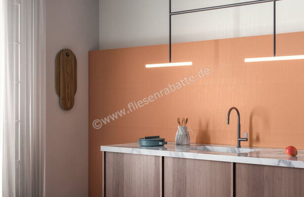  Marca Corona Lilysuite Orange 50x120 cm Wandfliese Matt Eben Naturale I364 | 590971