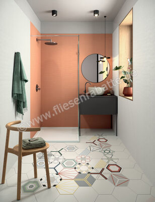  Marca Corona Lilysuite Orange 50x120 cm Wandfliese Matt Eben Naturale I364 | 590977