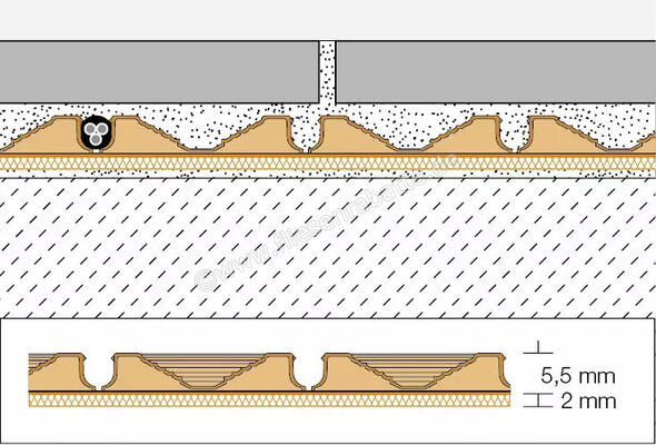  Schlüter Systems DITRA-E Beheizung und Temperaturregler - Komplett-Set Wand und Boden mit WiFi und optionaler Sprachsteuerung entkoppelte Fläche 4,7m² / beheizte Fläche 3,3m² DHDRT6S5 | 591217