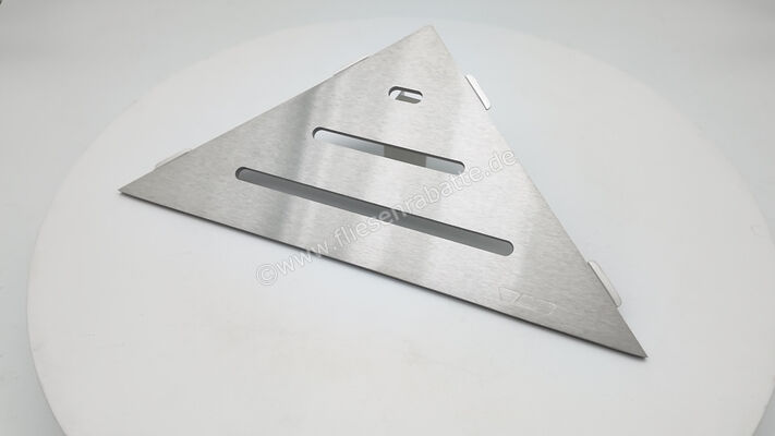  Schlüter Systems SHELF-E-S1 Wand-Ablagesystem Wave Edelstahl EB - edelstahl gebürstet H&ouml;he: 210 mm Breite: 210 mm SES1D10EB | 591388