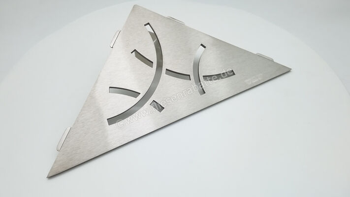  Schlüter Systems SHELF-E-S1 Wand-Ablagesystem Curve Edelstahl EB - edelstahl gebürstet H&ouml;he: 210 mm Breite: 210 mm SES1D6EB | 591391