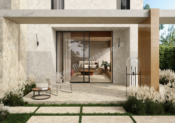  Marca Corona Arkigem Outdoor Sabbia 60x120x2 cm Terrassenplatte Matt Eben Strutturato K045 | 592117