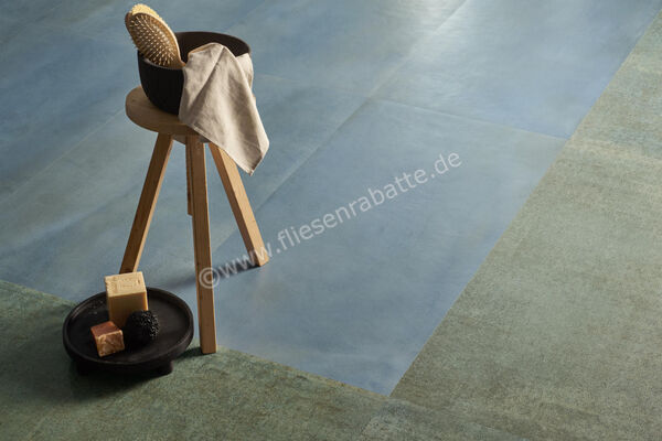  Marca Corona Vulcanica Azul 120x120 cm Bodenfliese / Wandfliese Matt Eben Naturale J621 | 592921