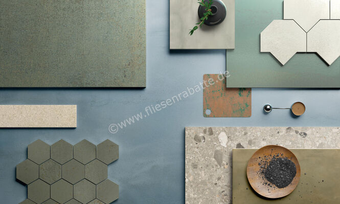  Marca Corona Vulcanica Azul 120x120 cm Bodenfliese / Wandfliese Matt Eben Naturale J621 | 592924