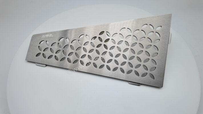  Schlüter Systems SHELF-E-S3 Wand-Ablagesystem Floral Edelstahl EB - edelstahl gebürstet H&ouml;he: 154 mm Breite: 295 mm SES3D5EB | 593287