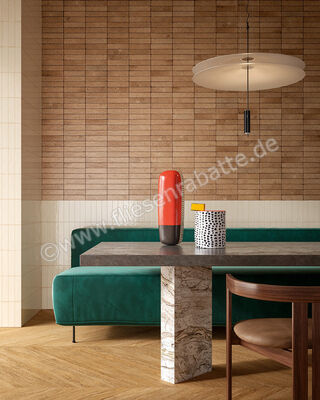  Sant Agostino Tetris Block Sand 5x20 cm Bodenfliese / Wandfliese Matt Strukturiert Naturale CSABLOSM05 | 593851