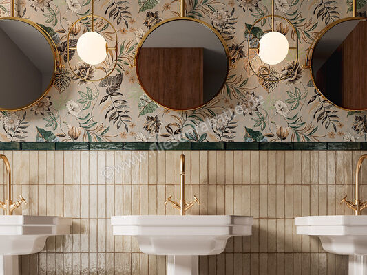  Sant Agostino Tetris Forest 5x20 cm Wandfliesen Glänzend Strukturiert Lucida CSATETFL05 | 593896