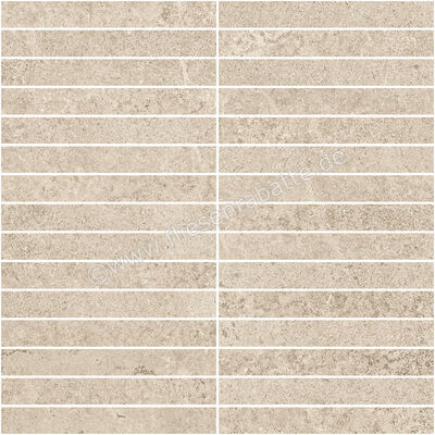  Sant Agostino Bergstone Ivory 30x30 cm Mosaik Plus Matt Strukturiert Naturale CSAPBEIV30 | 594181