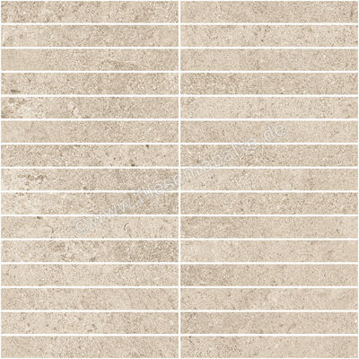  Sant Agostino Bergstone Ivory 30x30 cm Mosaik Plus Matt Strukturiert Naturale CSAPBEIV30 | 594193