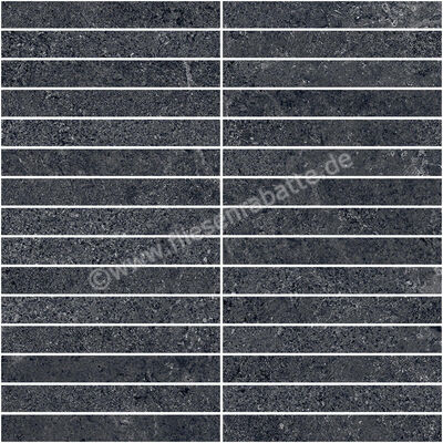  Sant Agostino Bergstone Black 30x30 cm Mosaik Plus Matt Strukturiert Naturale CSAPBEBL30 | 594235
