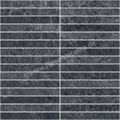  Sant Agostino Bergstone Black 30x30 cm Mosaik Plus Matt Strukturiert Naturale CSAPBEBL30 | 594241