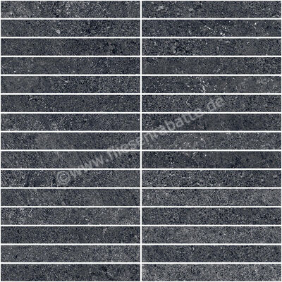  Sant Agostino Bergstone Black 30x30 cm Mosaik Plus Matt Strukturiert Naturale CSAPBEBL30 | 594247