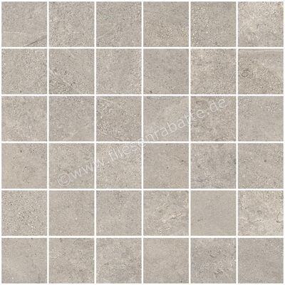  Sant Agostino Bergstone Grey 30x30 cm Mosaik 5x5 Matt Strukturiert Naturale CSAMBEGR30 | 594319