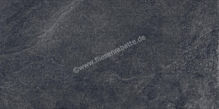  Sant Agostino Bergstone Black 60x120 cm Wandfliese Decor Rigato Matt Strukturiert Rigata CSABERB612 | 594718