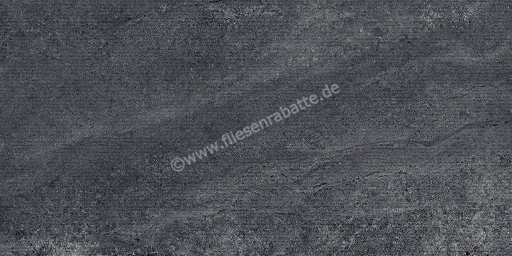  Sant Agostino Bergstone Black 60x120 cm Wandfliese Decor Rigato Matt Strukturiert Rigata CSABERB612 | 594736
