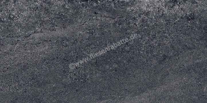  Sant Agostino Bergstone Black 30x60 cm Bodenfliese / Wandfliese Matt Strukturiert Naturale CSABEBLA30 | 595840