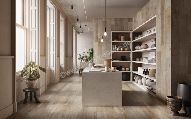  Sant Agostino Yorkwood Walnut 30x120 cm Bodenfliese / Wandfliese Matt Eben Naturale CSAYORWT30 | 597646