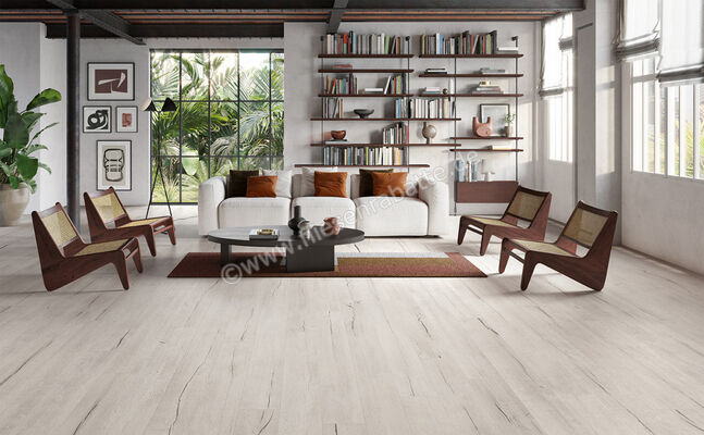  Sant Agostino Timewood White 20x120 cm Bodenfliese / Wandfliese Matt Eben Naturale CSATWWHE20 | 597871