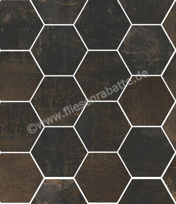  Sant Agostino Oxidart Black 26x30 cm Mosaik Hexagon Matt Eben Naturale CSAHOXBL26 | 598558