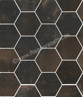  Sant Agostino Oxidart Black 26x30 cm Mosaik Hexagon Matt Eben Naturale CSAHOXBL26 | 598561