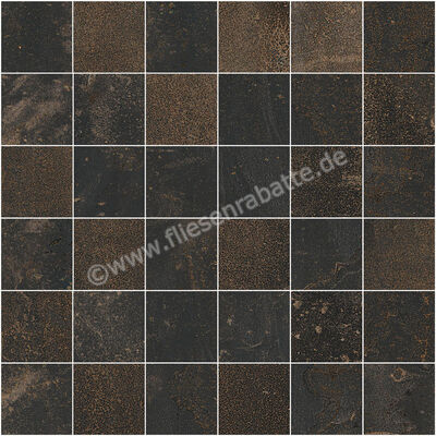  Sant Agostino Oxidart Black 30x30 cm Mosaik 5x5 Matt Eben Naturale CSAMOXBL30 | 598603