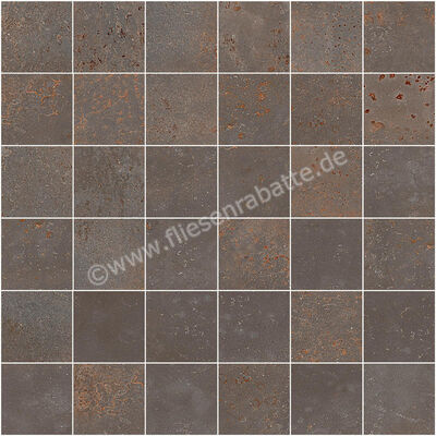  Sant Agostino Oxidart Iron 30x30 cm Mosaik 5x5 Matt Eben Naturale CSAMOXIR30 | 598630