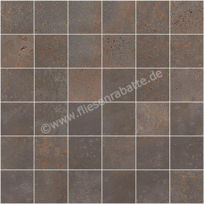  Sant Agostino Oxidart Iron 30x30 cm Mosaik 5x5 Matt Eben Naturale CSAMOXIR30 | 598636