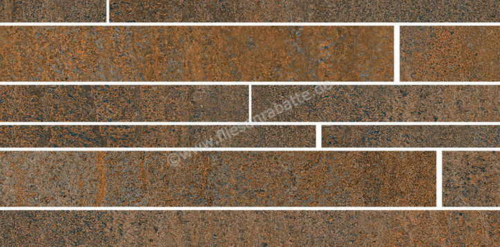  Sant Agostino Oxidart Copper 22.5x45 cm Mosaik Matt Eben Naturale CSAMUOCO45 | 598666