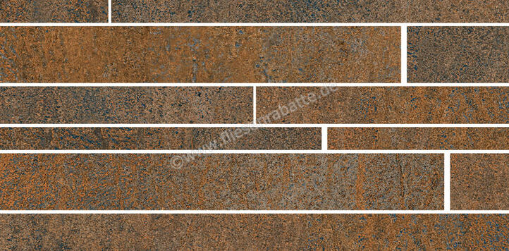  Sant Agostino Oxidart Copper 22.5x45 cm Mosaik Matt Eben Naturale CSAMUOCO45 | 598669