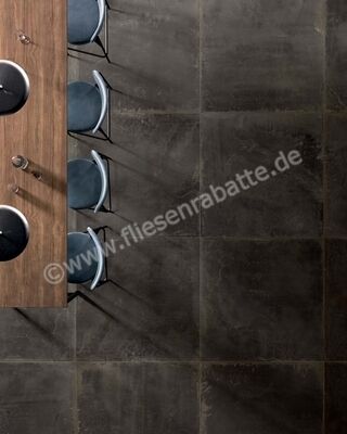  Sant Agostino Oxidart Black 60x60 cm Bodenfliese / Wandfliese Matt Eben Naturale CSAOXBLA60 | 599332